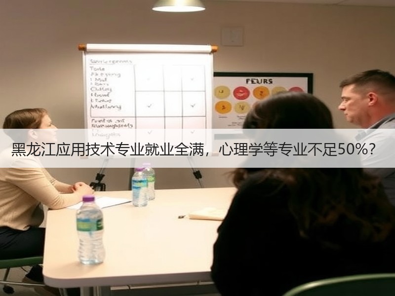 黑龙江应用技术专业就业全满，心理学等专业