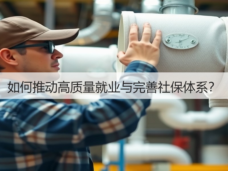 如何推动高质量就业与完善社保体系？