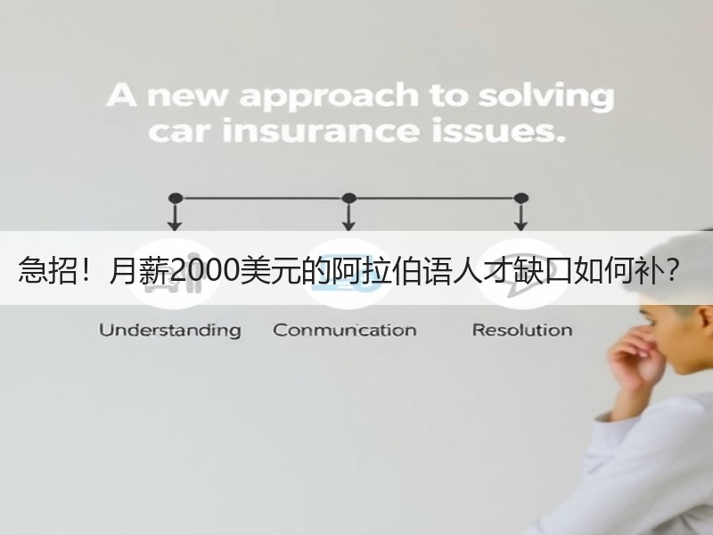 急招！月薪2000美元的阿拉伯语人才缺口