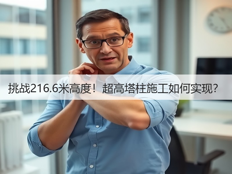 挑战216.6米高度！超高塔柱施工如何实
