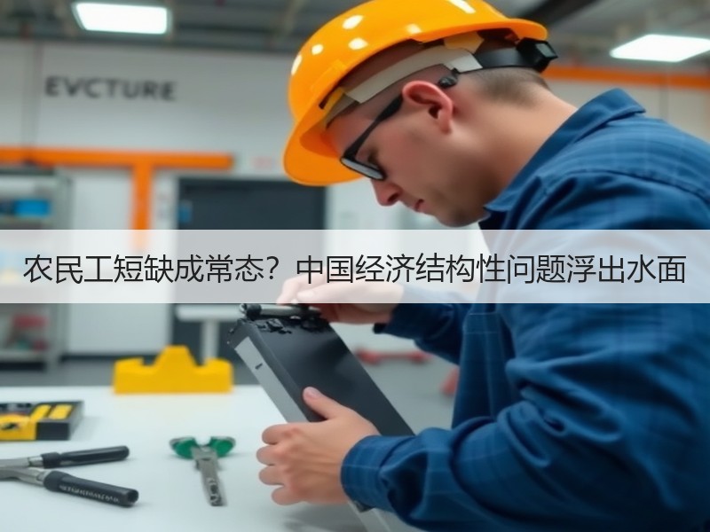 农民工短缺成常态？中国经济结构性问题浮出