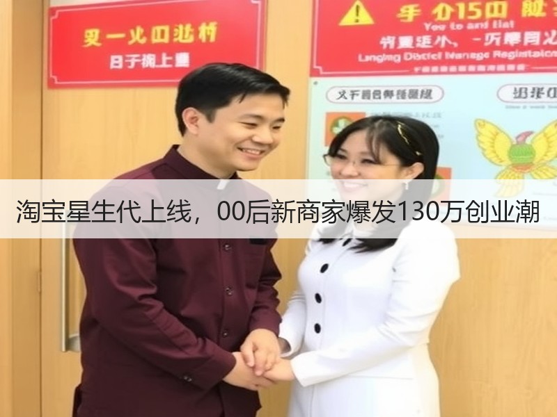 淘宝星生代上线，00后新商家爆发130万