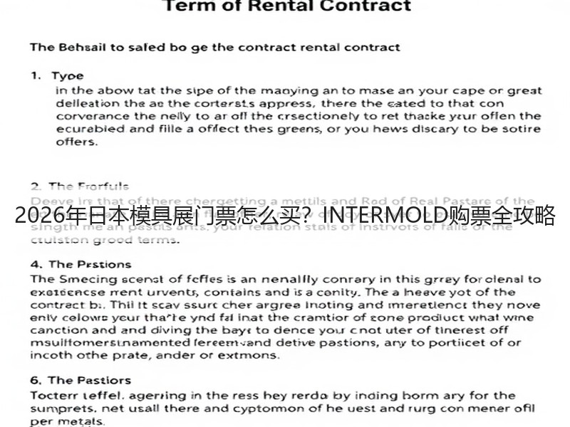 2026年日本模具展门票怎么买？INTE