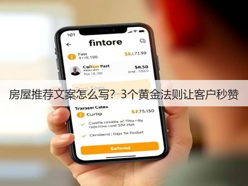 房屋推荐文案怎么写？3个黄金法则让客户秒