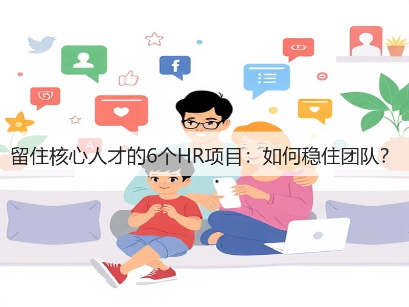 留住核心人才的6个HR项目：如何稳住团队