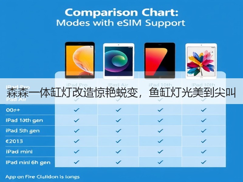 森森一体缸灯改造惊艳蜕变，鱼缸灯光美到尖