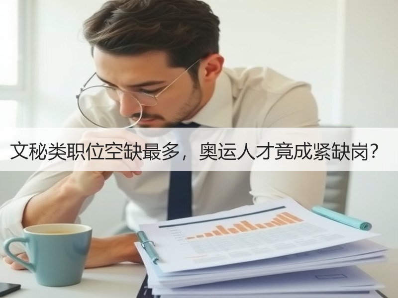 文秘类职位空缺最多，奥运人才竟成紧缺岗？