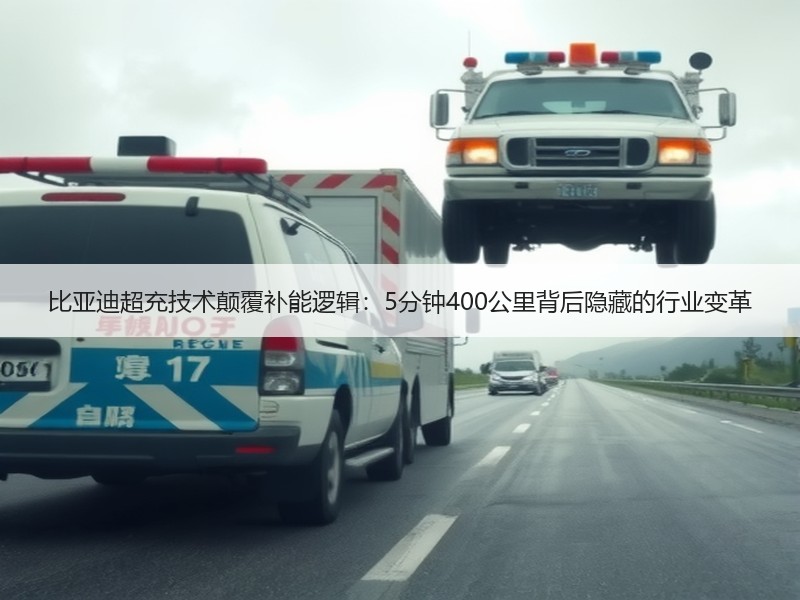 比亚迪超充技术颠覆补能逻辑：5分钟400