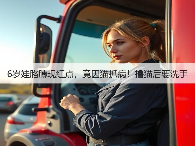 6岁娃胳膊现红点，竟因猫抓病！撸猫后要洗