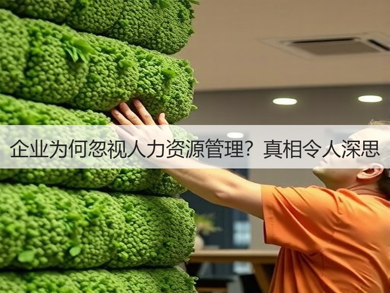 企业为何忽视人力资源管理？真相令人深思