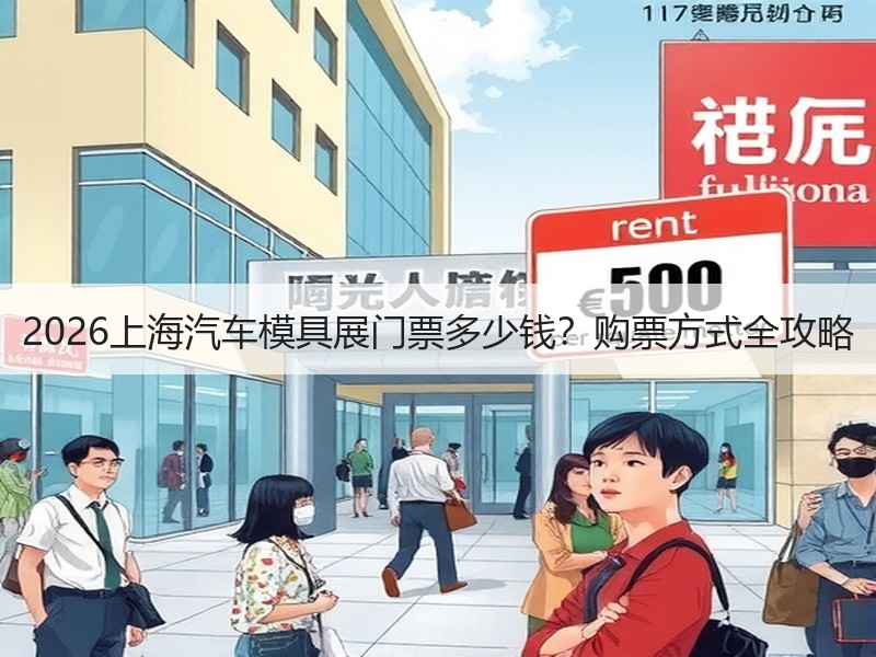 2026上海汽车模具展门票多少钱？购票方