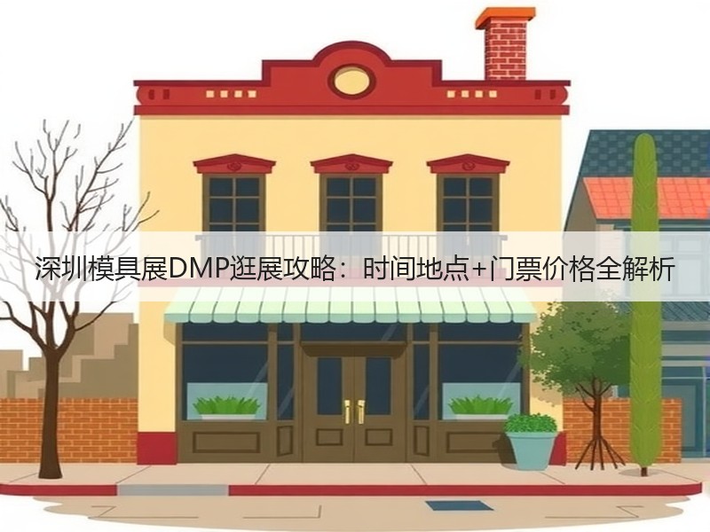 深圳模具展DMP逛展攻略：时间地点+门票