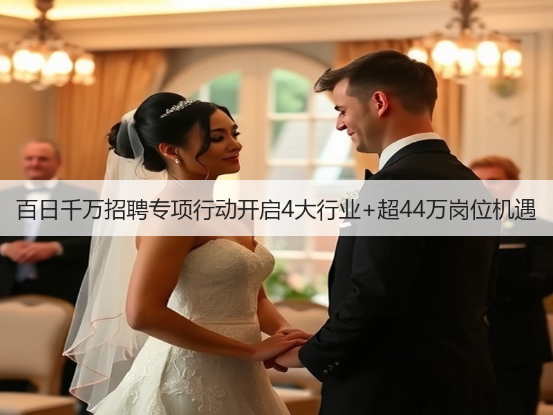 百日千万招聘专项行动开启4大行业+超44