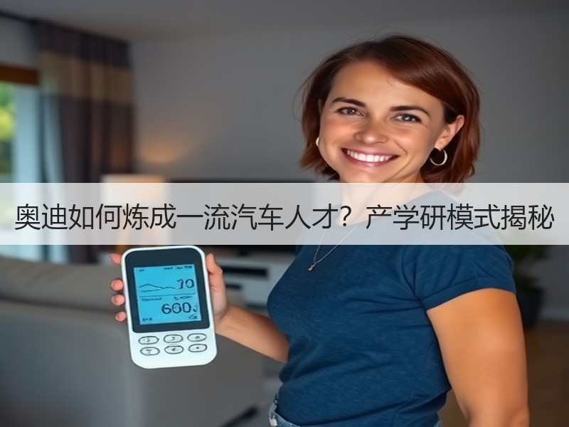 奥迪如何炼成一流汽车人才？产学研模式揭秘