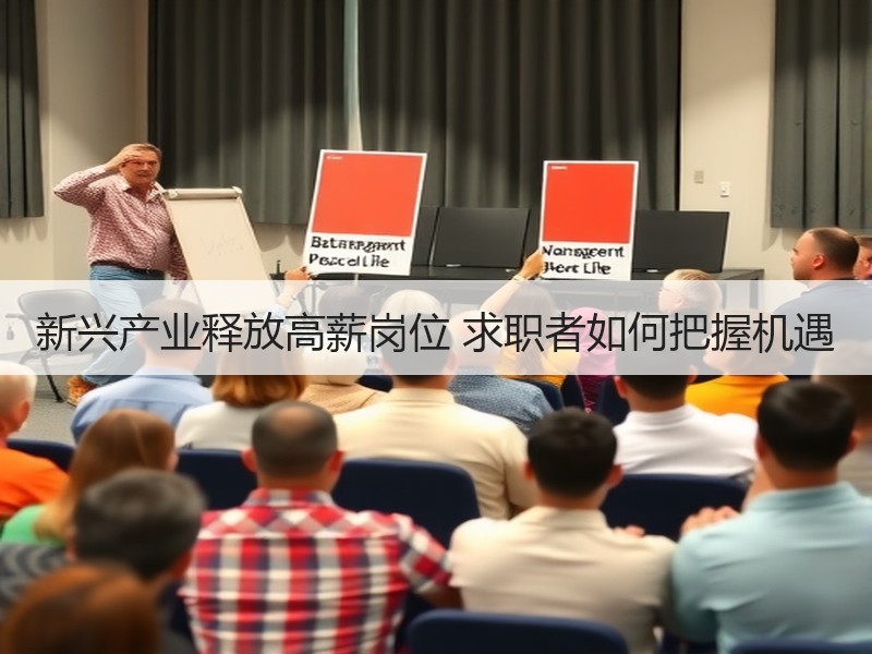 新兴产业释放高薪岗位 求职者如何把握机遇