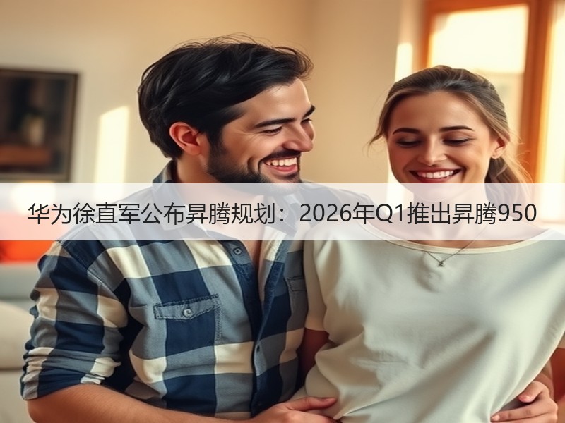 华为徐直军公布昇腾规划：2026年Q1推
