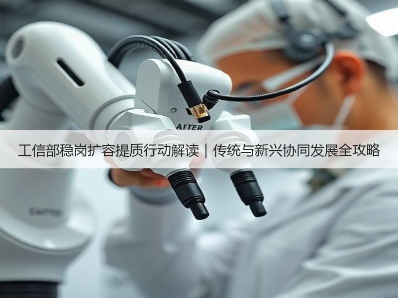 工信部稳岗扩容提质行动解读｜传统与新兴协