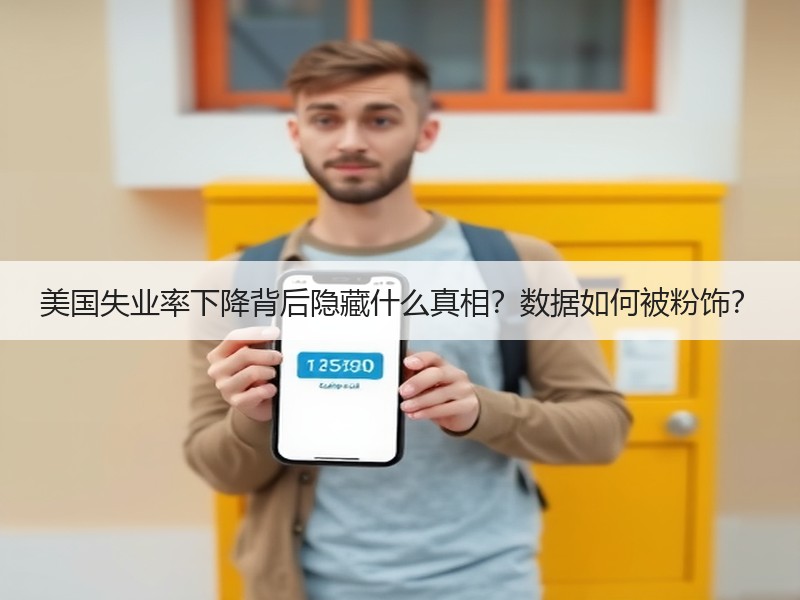 美国失业率下降背后隐藏什么真相？数据如何