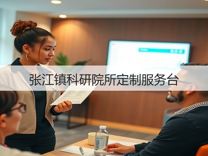 张江镇科研院所定制服务台