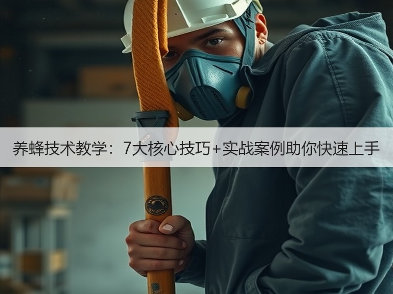 养蜂技术教学：7大核心技巧+实战案例助你