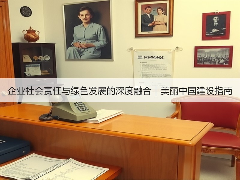 企业社会责任与绿色发展的深度融合｜美丽中