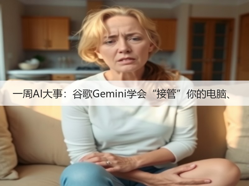 一周AI大事：谷歌Gemini学会“接管