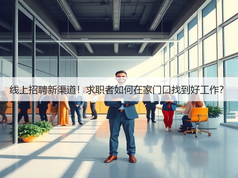 线上招聘新渠道！求职者如何在家门口找到好