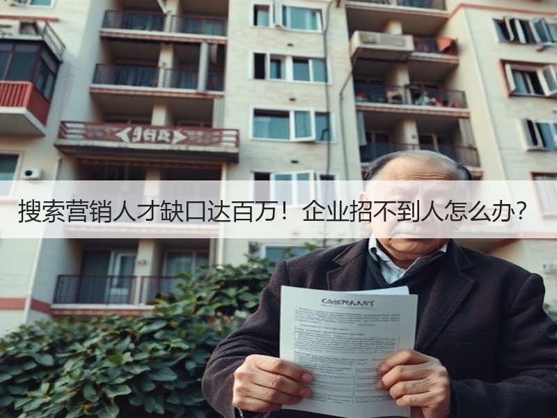 搜索营销人才缺口达百万！企业招不到人怎么
