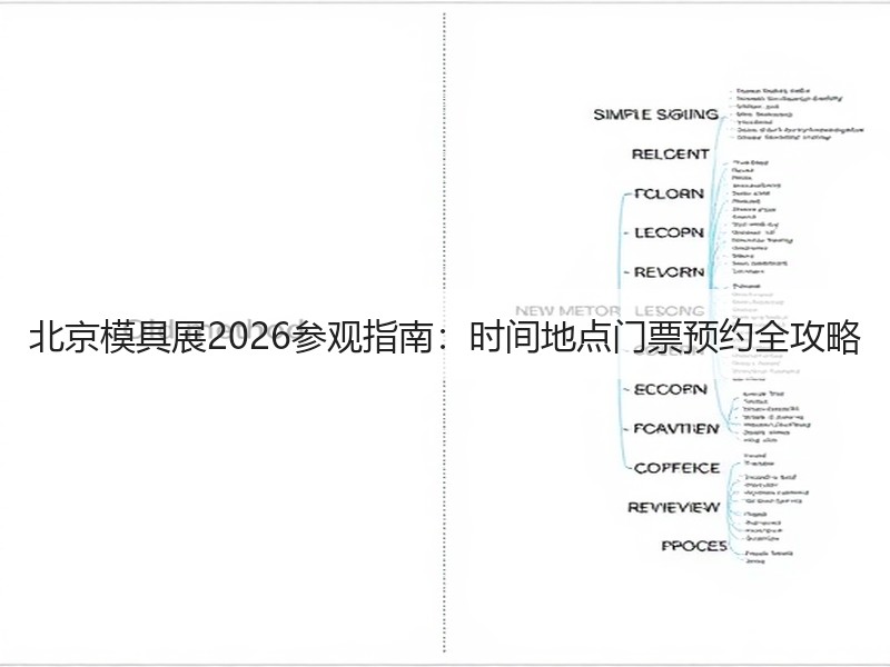 北京模具展2026参观指南：时间地点门票