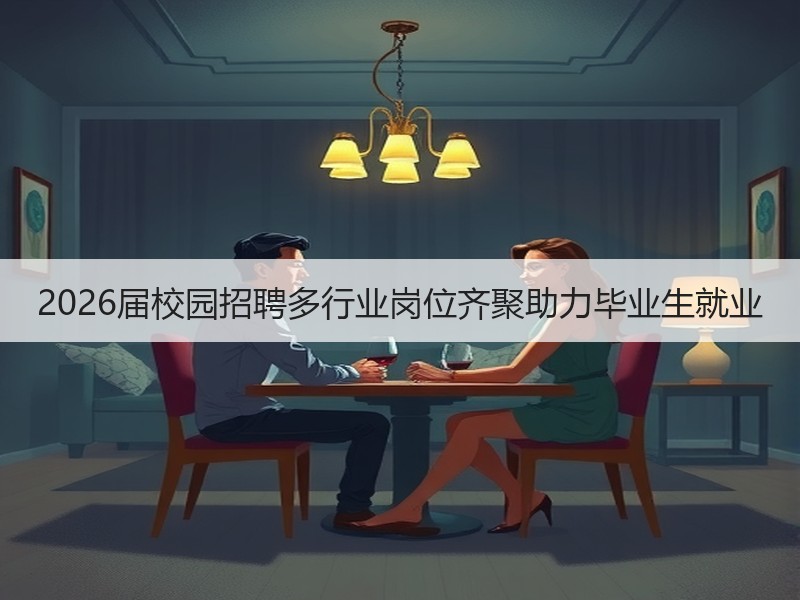 2026届校园招聘多行业岗位齐聚助力毕业