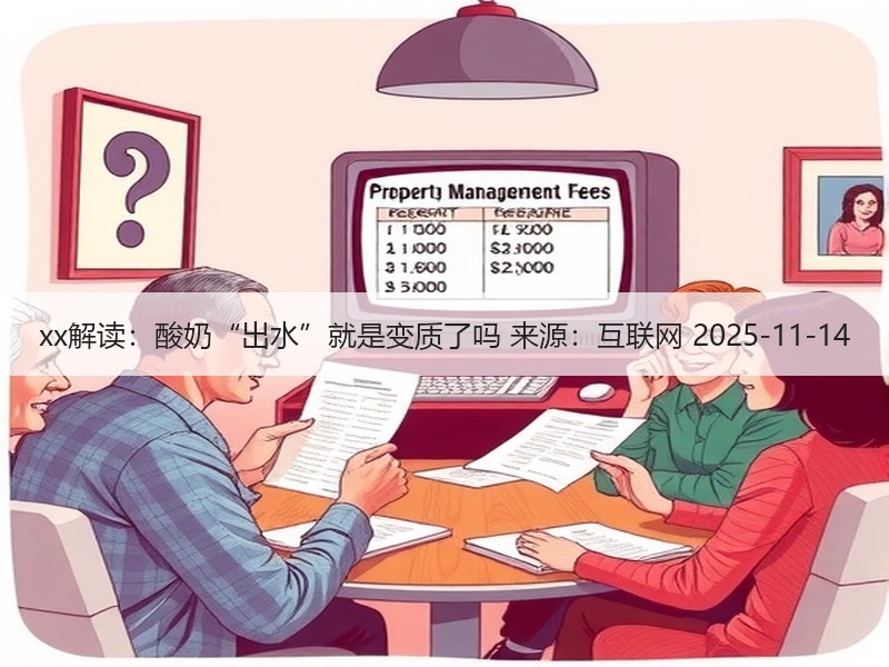 xx解读：酸奶“出水”就是变质了吗 来源