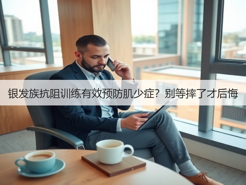 银发族抗阻训练有效预防肌少症？别等摔了才