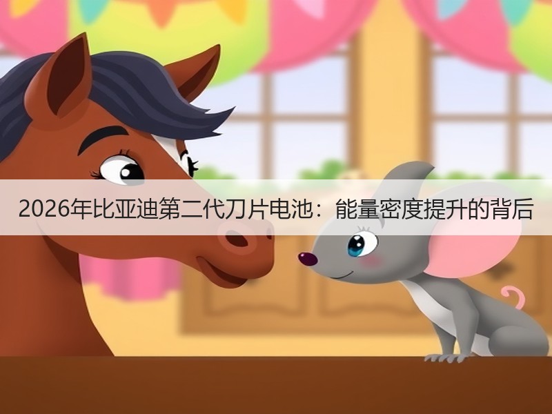 2026年比亚迪第二代刀片电池：能量密度