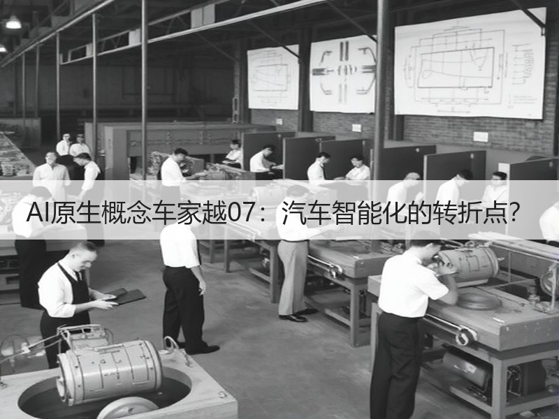 AI原生概念车家越07：汽车智能化的转折
