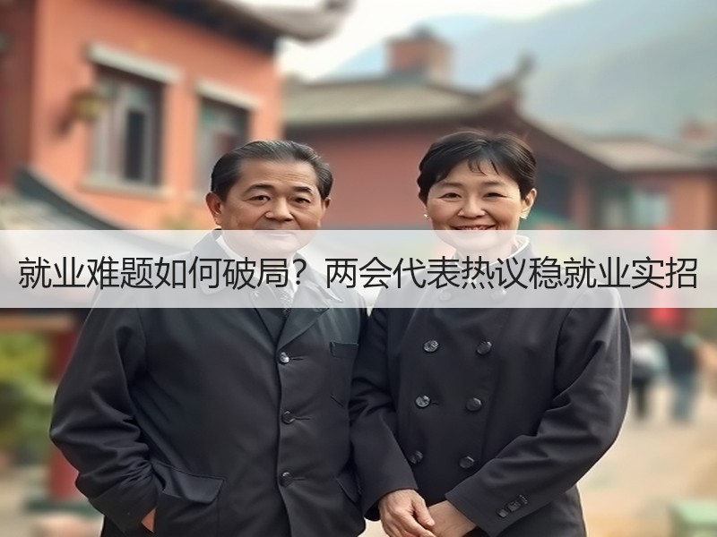 就业难题如何破局？两会代表热议稳就业实招