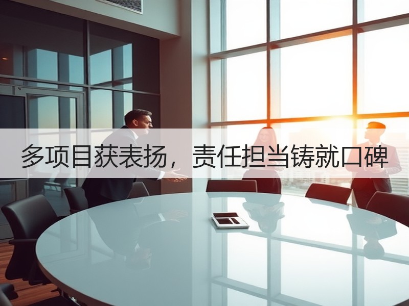 多项目获表扬，责任担当铸就口碑