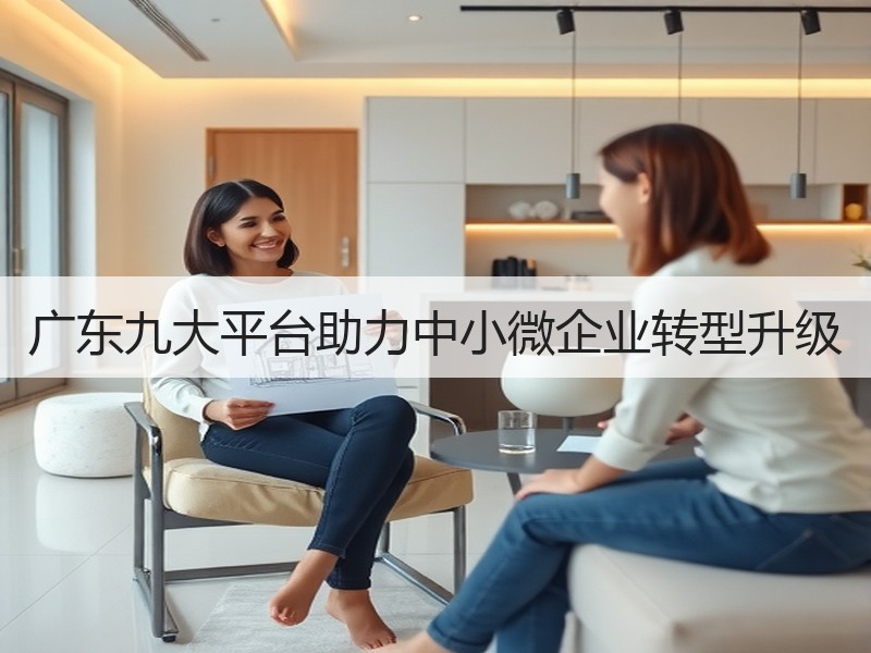 广东九大平台助力中小微企业转型升级