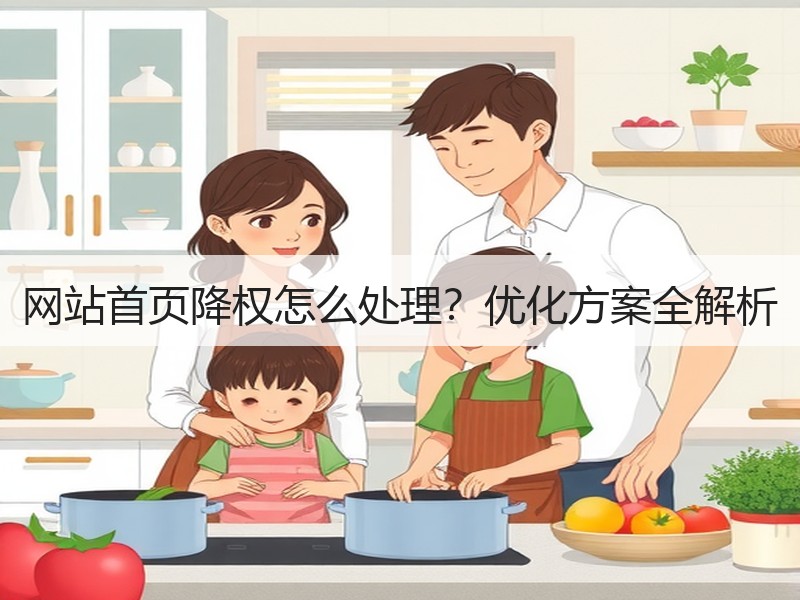 网站首页降权怎么处理？优化方案全解析