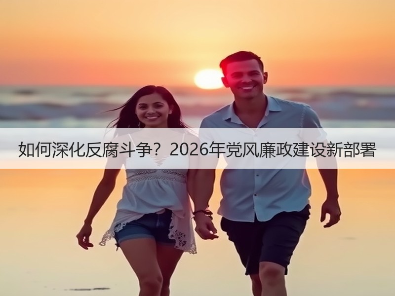 如何深化反腐斗争？2026年党风廉政建设