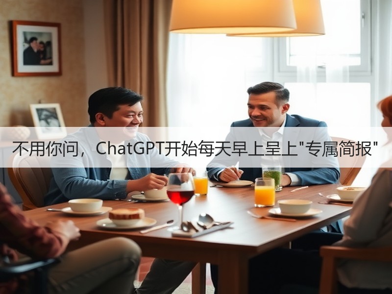不用你问，ChatGPT开始每天早上呈上