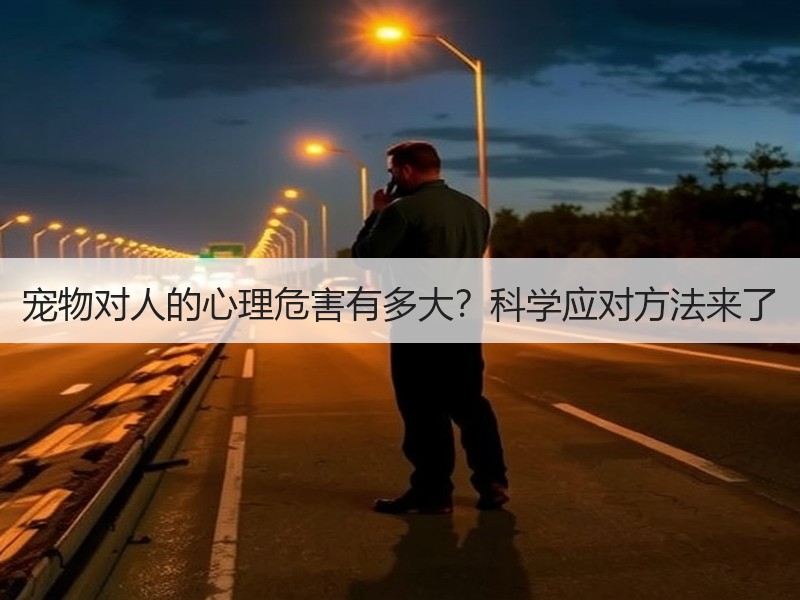 宠物对人的心理危害有多大？科学应对方法来