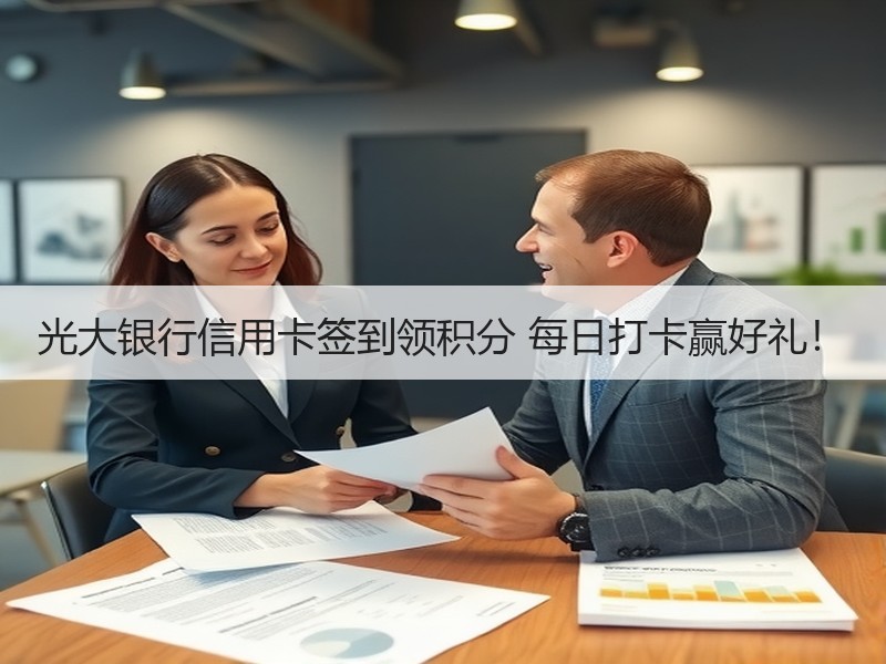 光大银行信用卡签到领积分 每日打卡赢好礼