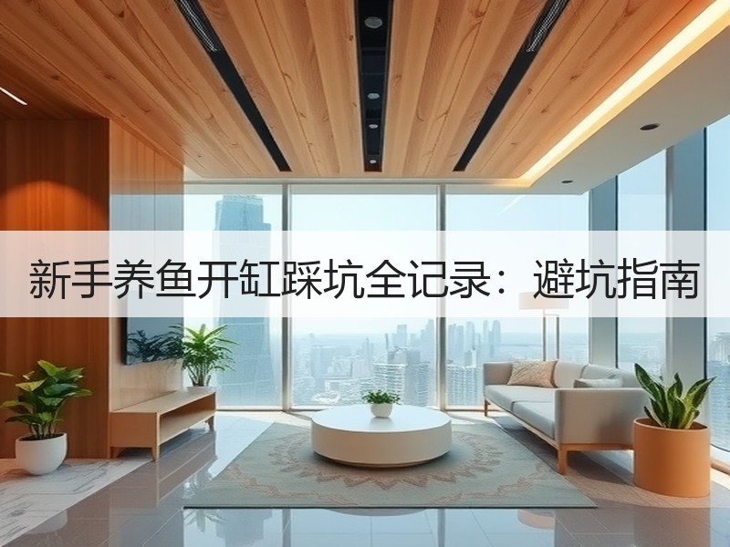 新手养鱼开缸踩坑全记录：避坑指南