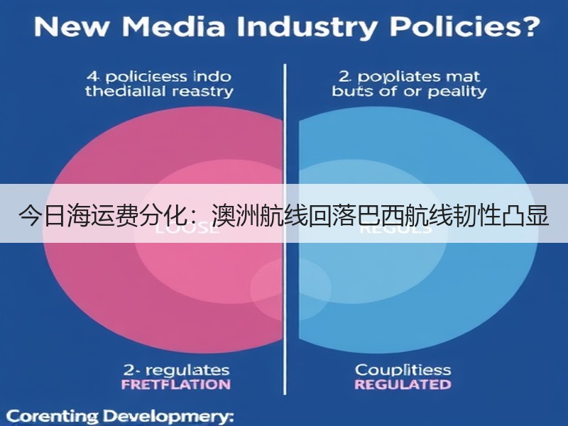 今日海运费分化：澳洲航线回落巴西航线韧性