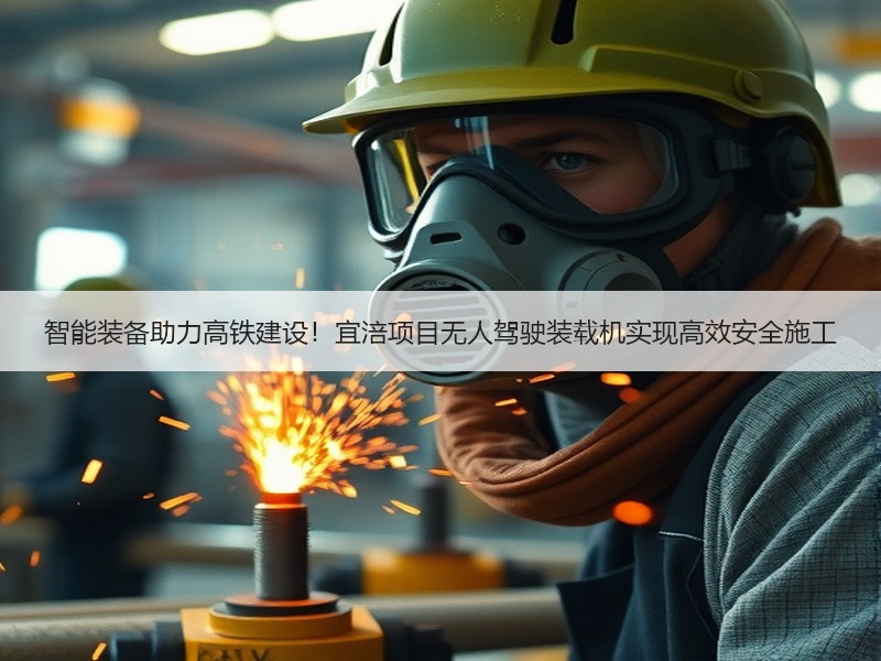 智能装备助力高铁建设！宜涪项目无人驾驶装