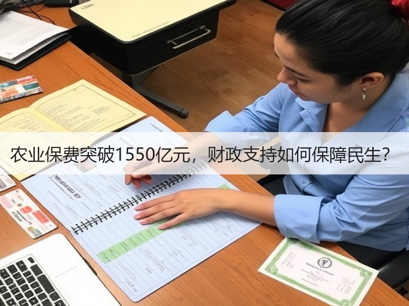 农业保费突破1550亿元，财政支持如何保