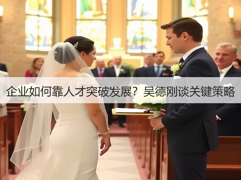 企业如何靠人才突破发展？吴德刚谈关键策略