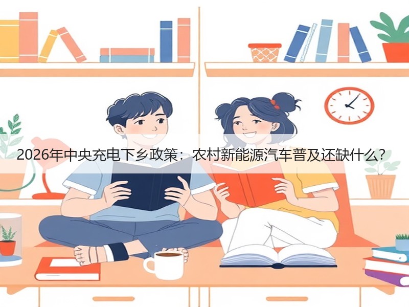 2026年中央充电下乡政策：农村新能源汽