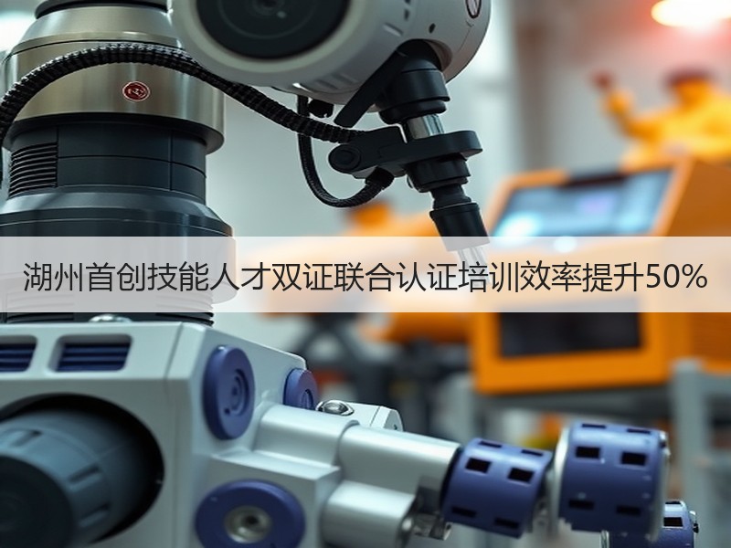 湖州首创技能人才双证联合认证培训效率提升