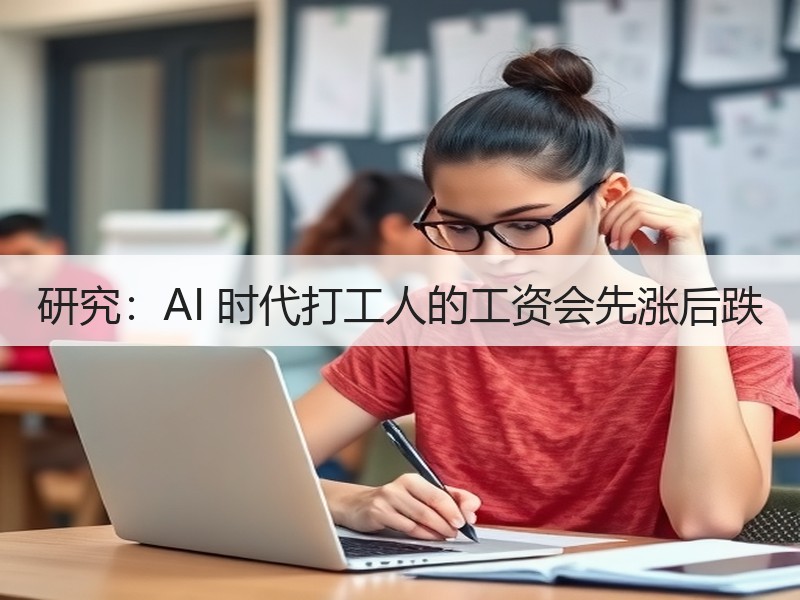研究：AI 时代打工人的工资会先涨后跌